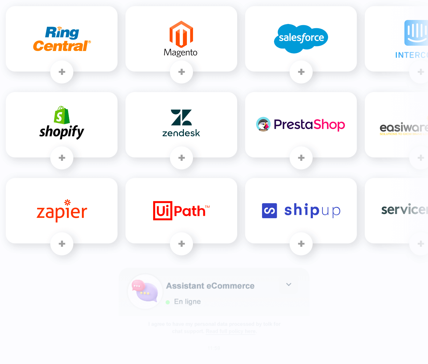 integrations bot chatbot shopify