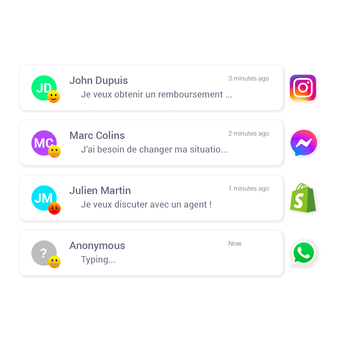chatbot shopify sur instagram