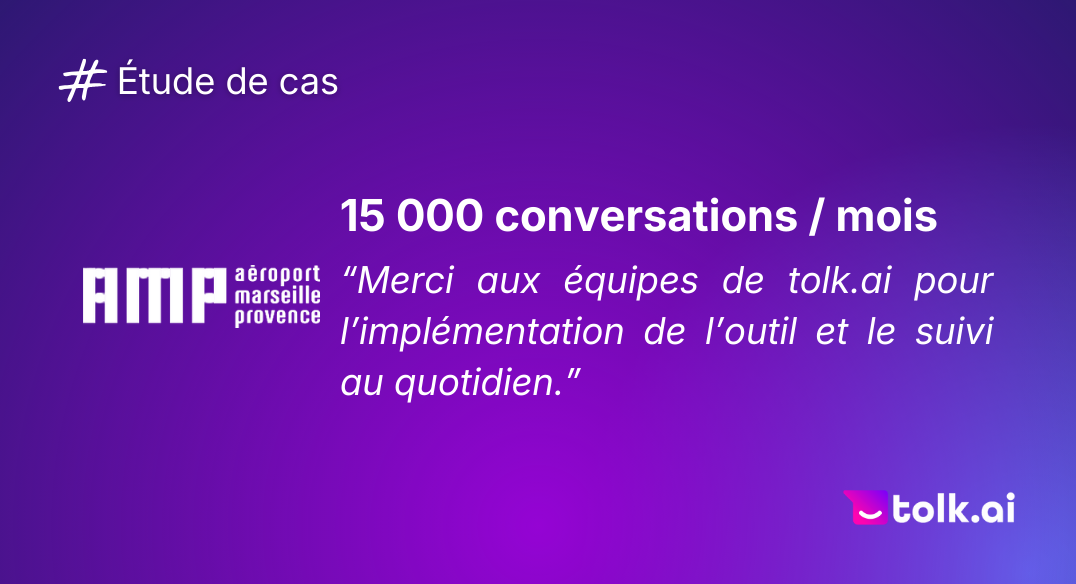 Marseille Provence Airport - 15,000 conversations per month