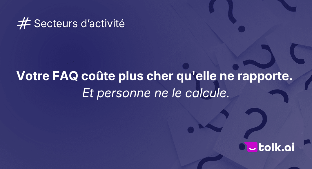 la fin des faq statiques tolk ai ecommerce