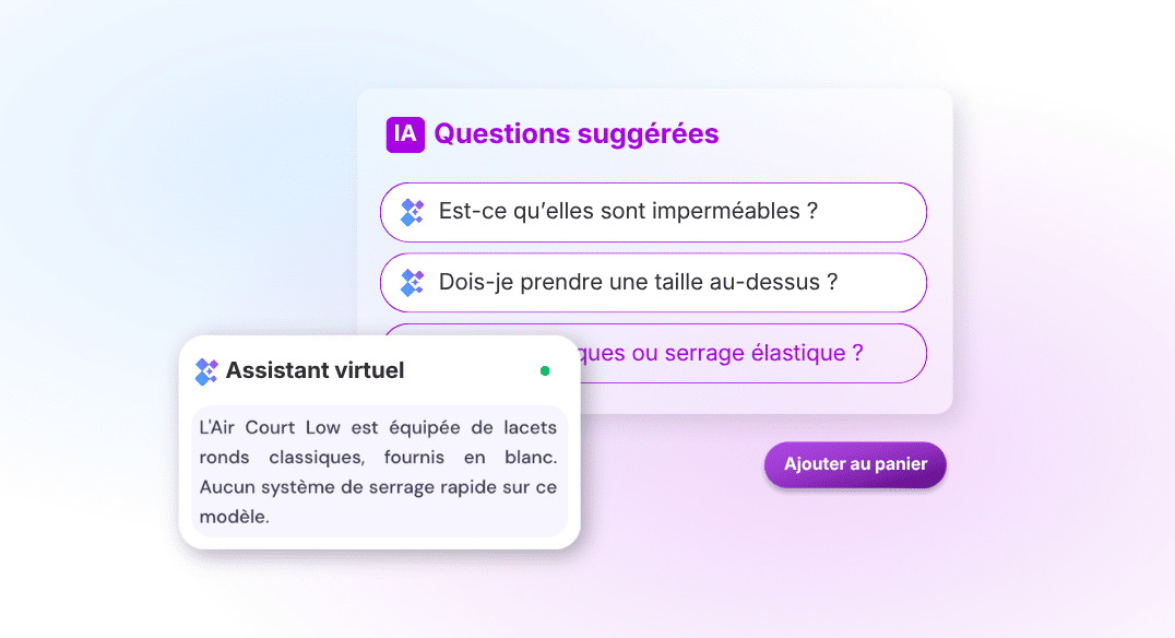 Sparks IA ecommerce genii tolk ai feature