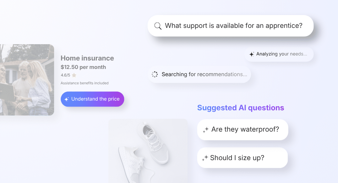 How do Sparks, Finder and Ask AI revolutionize the online shopping journey - tolk ai